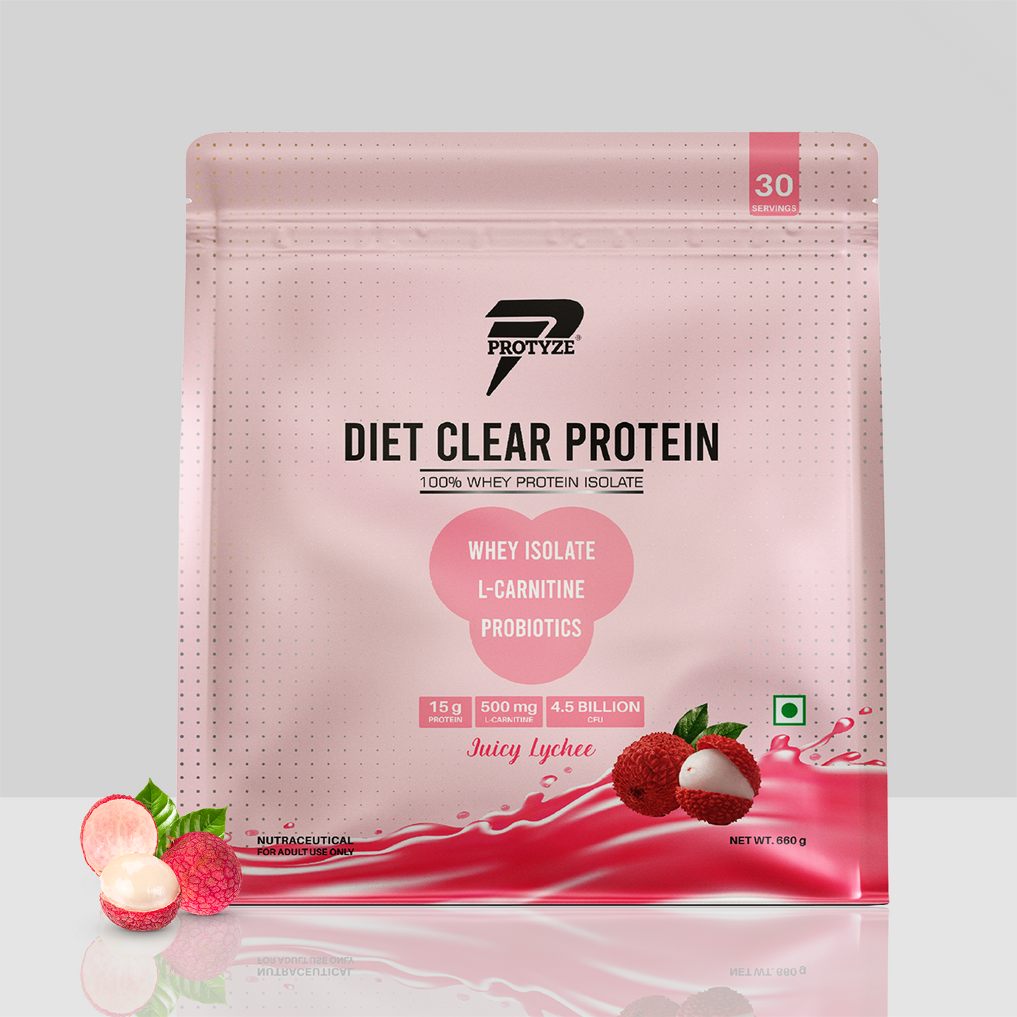 Diet Clear Protein, Juicy Lychee (30 Serving Pouch)