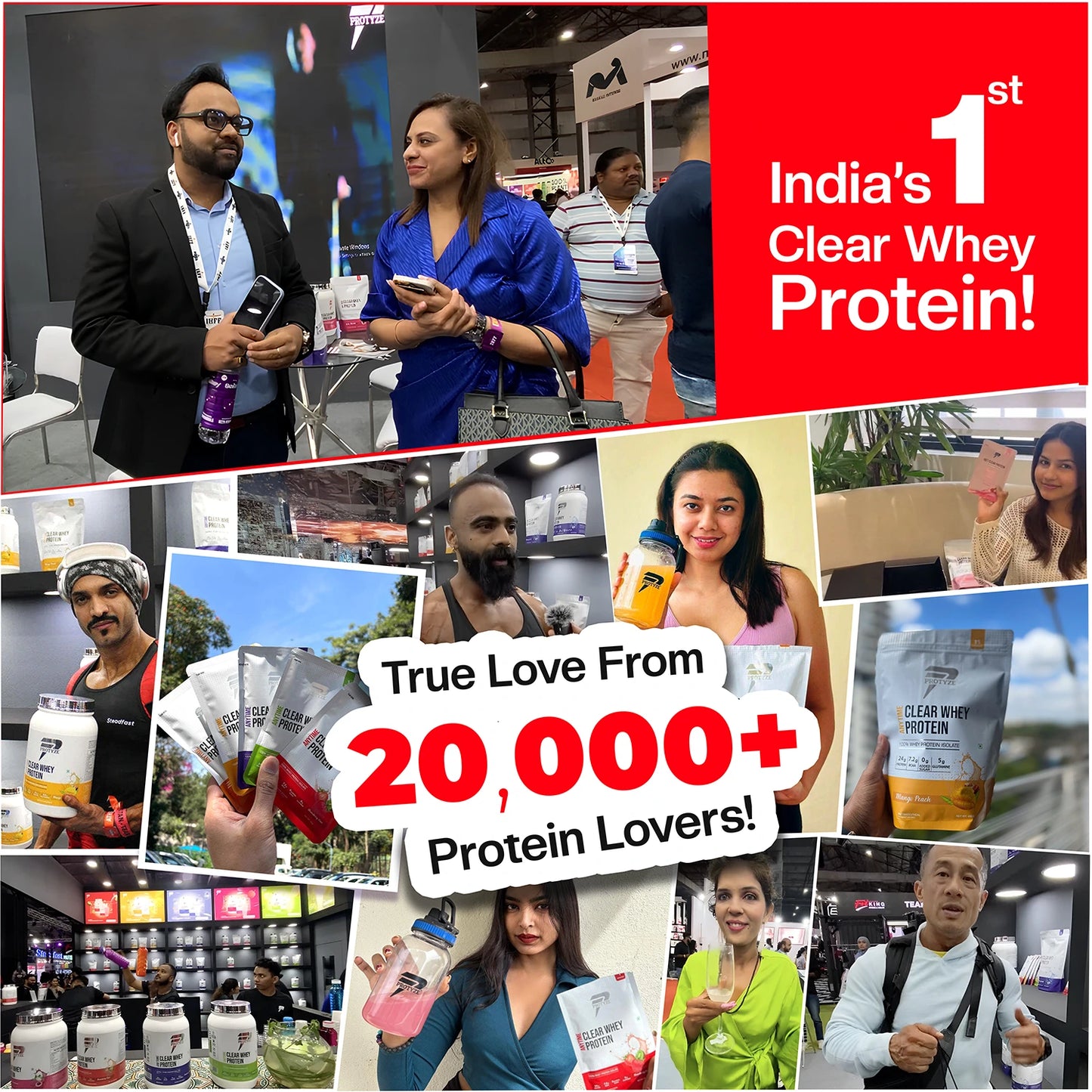 Anytime Clear Whey Protein Isolate, Lychee Martini + Tritan Shaker with Breaker Ball.