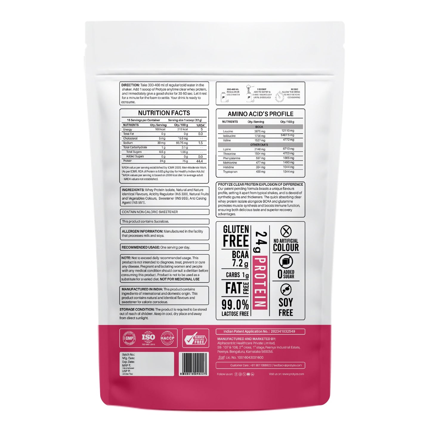 Anytime Clear Whey Protein Isolate, Lychee Martini + Tritan Shaker with Breaker Ball.