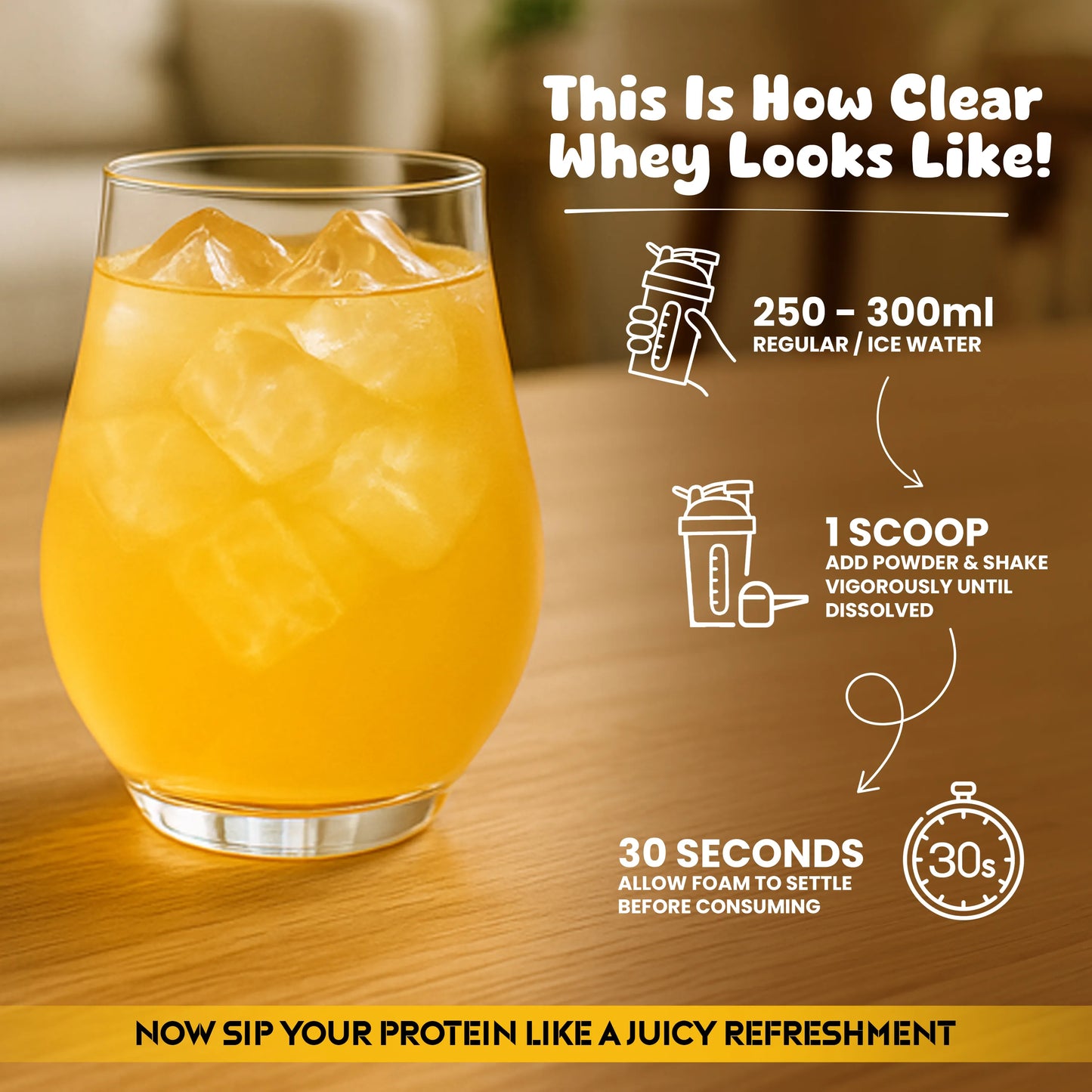 Diet Clear Protein, Juicy Mango (30 Serving Pouch)