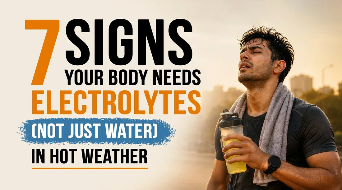 7 Signs Your Body Needs Electrolytes (Not Just Water) in Hot Weather
