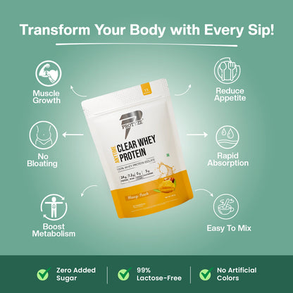 Anytime Clear Whey Protein Isolate, Mango Peach 15 Servings