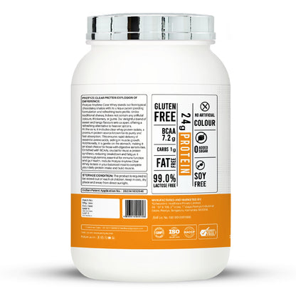 Anytime Clear Whey Protein Isolate, Mango Peach (30 Servings)