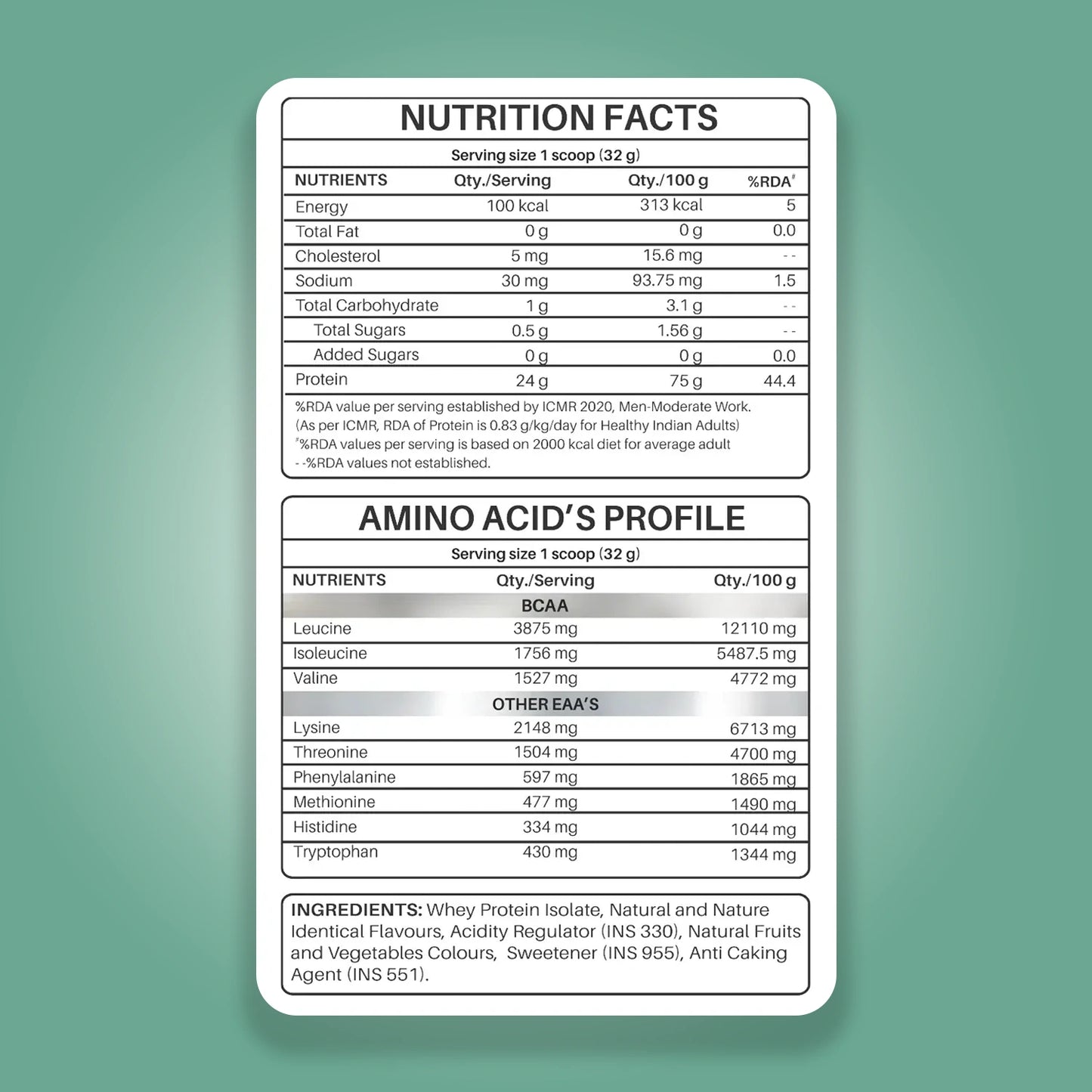 Anytime Clear Whey Protein Isolate, Nimbu Pani 15 Servings