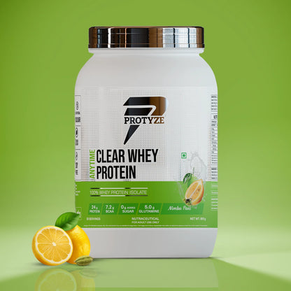 Anytime Clear Whey Protein Isolate, Nimbu Pani (30 Servings)