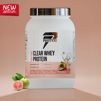Anytime Clear Whey Protein Isolate, Pink Guava (30 Servings)