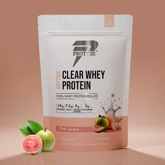 Anytime Clear Whey Protein Isolate, Pink Guava (15 Servings)