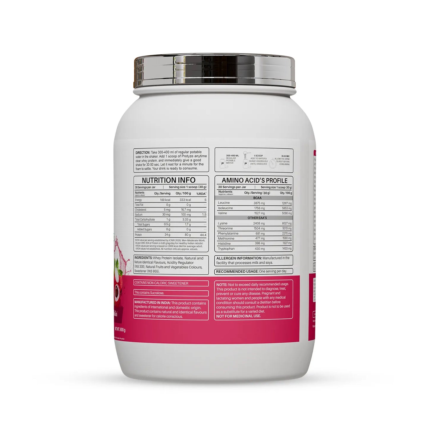 Anytime Clear Whey Protein Isolate, Lychee Martini (30 Servings)