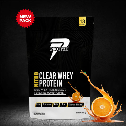 Nitro Clear Whey Protein, Orange Delight 13 Servings